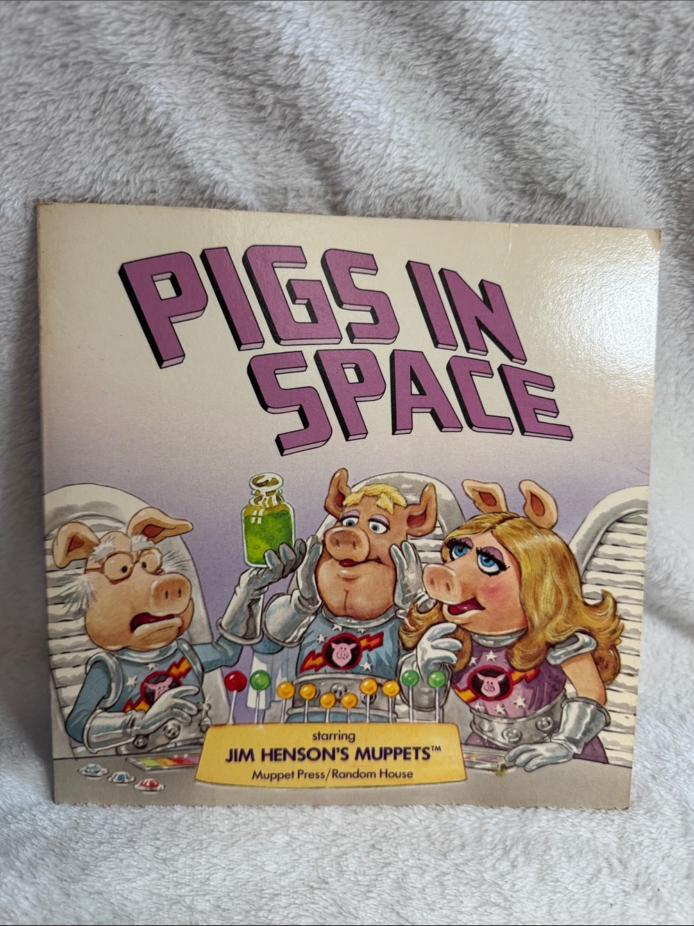 Vintage 1983 Jim Henson's Muppets PIGS IN SPACE Storybook Ellen Weiss